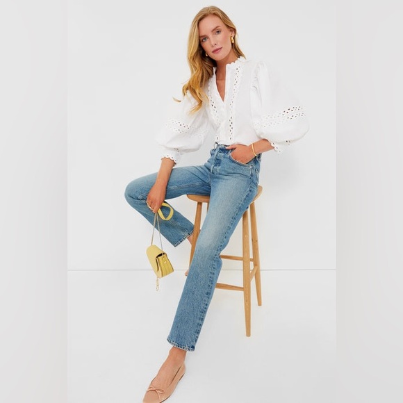 NWT Antik Batik Rodo Blouse White Size L - Picture 9 of 12